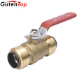 Guten Top Hot Sale Push Fit Fitting High Pressuren Válvula de bola de 4 pulgadas